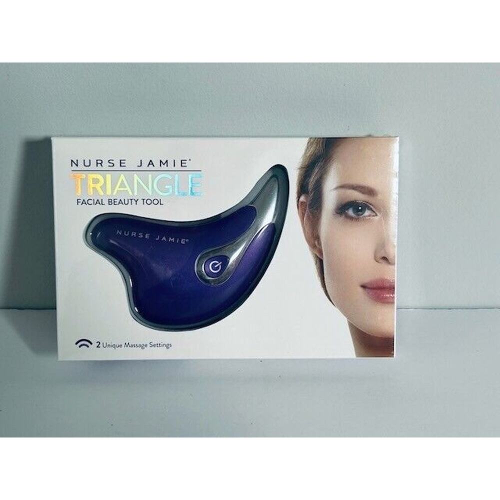 Nurse Jamie‎ TriAngle Face Massager Facial Beauty Tool Purple New In Box